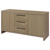 Amery 3-drawer Accent Storage Cabinet Console Latte — product view 5