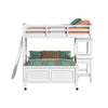 Hampton Kids - Loft Bed With Ladder And Desk With Speaker