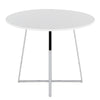 Cosmo - Canary Dining Table - Chrome Metal Base