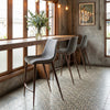 Magnus Counter Stool Slate Gray & Walnut — Set of 2