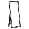Windrose 28 x 67 Inch Tempered LED Standing Mirror Black — product view 5