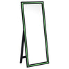 Windrose 28 x 67 Inch Tempered LED Standing Mirror Black — product view 8