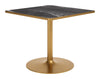 Caliza Dining Table Black & Gold