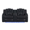 Carlo - Power Motion Loveseat With Power Headrest, Console And LED