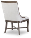 Lancia - Upholstered Side Chair (Set of 2) - Charred Oak