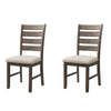 Jax - Ladder Back Side Chair (Set of 2) - Smokey Walnut