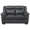 Arabella - Upholstered Padded Arm Loveseat - Gray