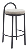 Sisal Counter Stool Beige Tweed — Set of 2