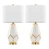 Geo - Rain Glass Table Lamp (Set of 2)
