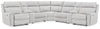 Social Pointe 7-Piece Reclining Sectional with Storage Consoles