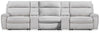 Social Pointe 5-Piece Reclining Sectional with Storage Consoles