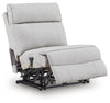 Social Pointe 7-Piece Reclining Sectional with Storage Consoles
