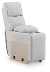 Social Pointe 5-Piece Power Reclining Sectional - Pearl/Ash