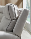Social Pointe 5-Piece Power Reclining Sectional - Pearl/Ash (PC98802S8)