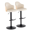 Ahoy - Adjustable Barstool With With Rounded T Footrest (Set of 2)