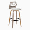 Folia - 30" Fixed-Height Barstool (Set of 2) - Gray