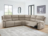 Narwhal Place 5-Piece Power Reclining Sectional - Pebble