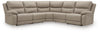 Narwhal Place 5-Piece Power Reclining Sectional - Pebble