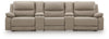Narwhal Place 5-Piece Reclining Sectional with Storage Consoles