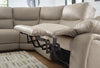 Narwhal Place 5-Piece Power Reclining Sectional - Pebble