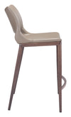 Ace Counter Stool (Set of 2) Brown & Walnut — Set of 2