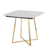 Folia - Dinette Table - Gold Metal