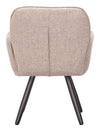 Sieve Swivel Dining Chair Beige — Set of 2
