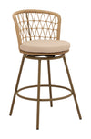 Islamorada Swivel Barstool Brown
