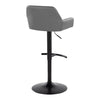 Daniella - Adjustable Barstool With Swivel - Black Metal (Set of 2)