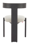 Tiana Dining Chair Black & Beige