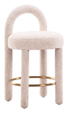 Curco Counter Stool Beige — Set of 2