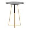 Cosmo - Counter Table - Gold Metal