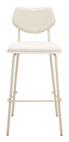 Zeal Barstool Light Gray & Beige — Set of 4