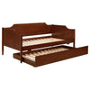 Redding - Wood Twin Daybed With Trundle - Cherry