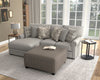 Livingston - Sectional With Comfort Coil Seating, 40" Cocktail Ottoman And Accent Pillows Included
