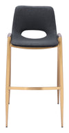 Desi Barstool Black & Gold — Set of 2