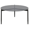 Rosalie - Round Smoked Glass Top Table