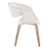 Curvo - Upholstered Chair (Set of 2) - Whitewashed Wood Legs