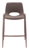 Desi Counter Stool Brown & Walnut — Set of 2