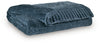 Anawood Throw (Set of 3) - Blue