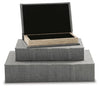 Jolina Box (Set of 3) - Gray
