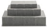 Jolina Box (Set of 3) - Gray