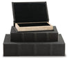 Jolina Box (Set of 3) - Black