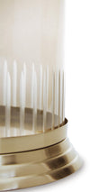 Aavinson Candle Holder - Amber/Gold Finish