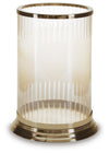 Aavinson Candle Holder - Amber/Gold Finish (A2000688)