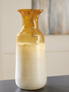 Wynburg Vase - White/Amber