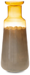 Wynburg Vase - White/Amber