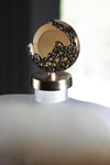 Acario Jar - Taupe/Gold Finish