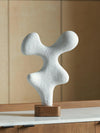 Lavarsen Sculpture - White/Brown