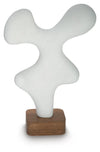 Lavarsen Sculpture - White/Brown